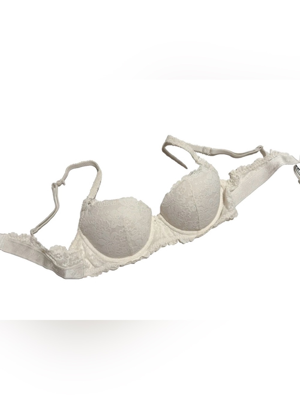Victoria's Secret PINK Wink Lightly Lined Balconette 36A Bra White